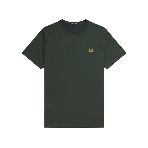 Fred Perry T-shirt T-shirt Uomo Crew Neck con ricamo S P25 - FRED PERRYM1600 - X89 - S - Francavilla Moda